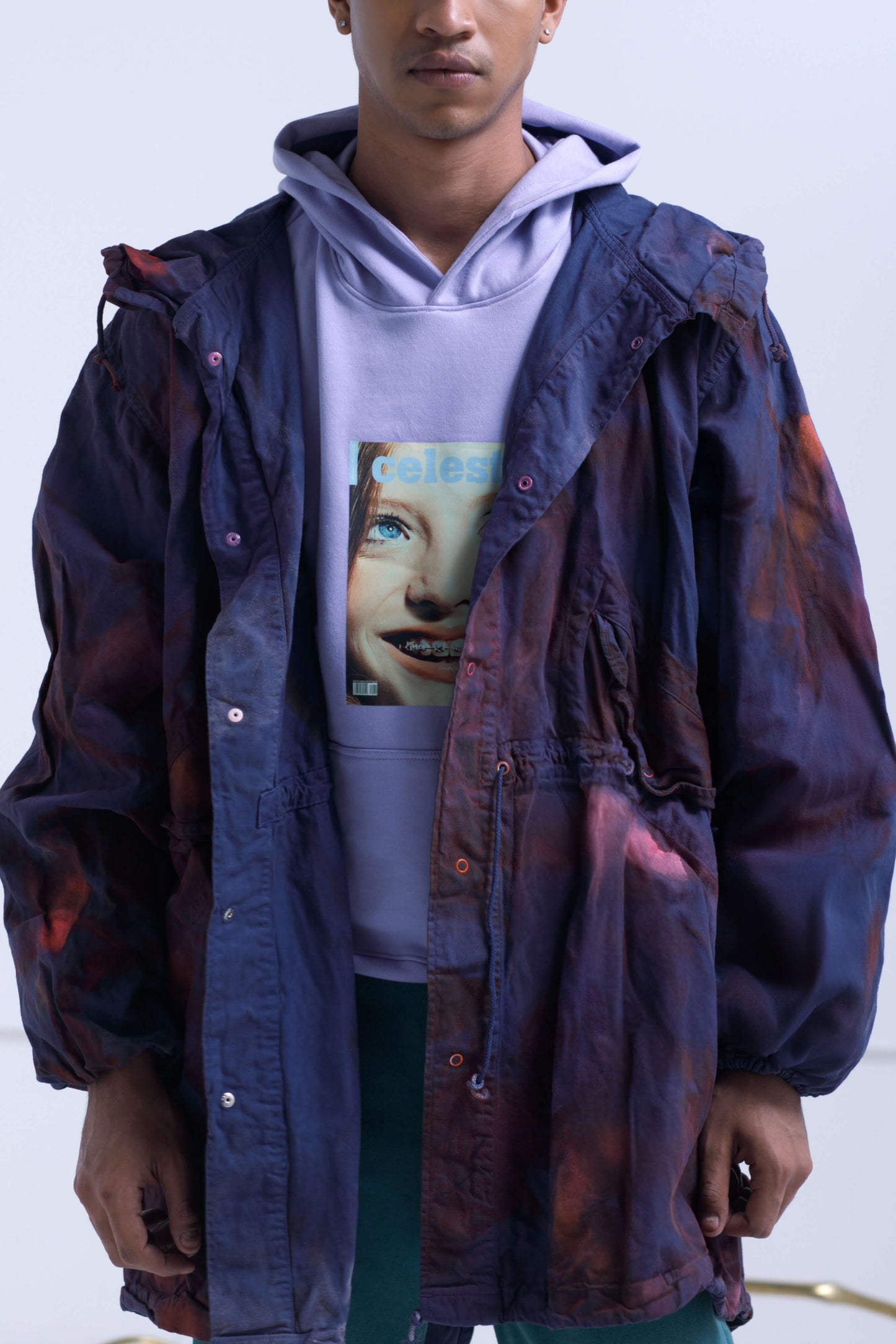 VINTAGE JACKET INTERVENED WITH SPRAY PAINT X ALDO CHAPARRO