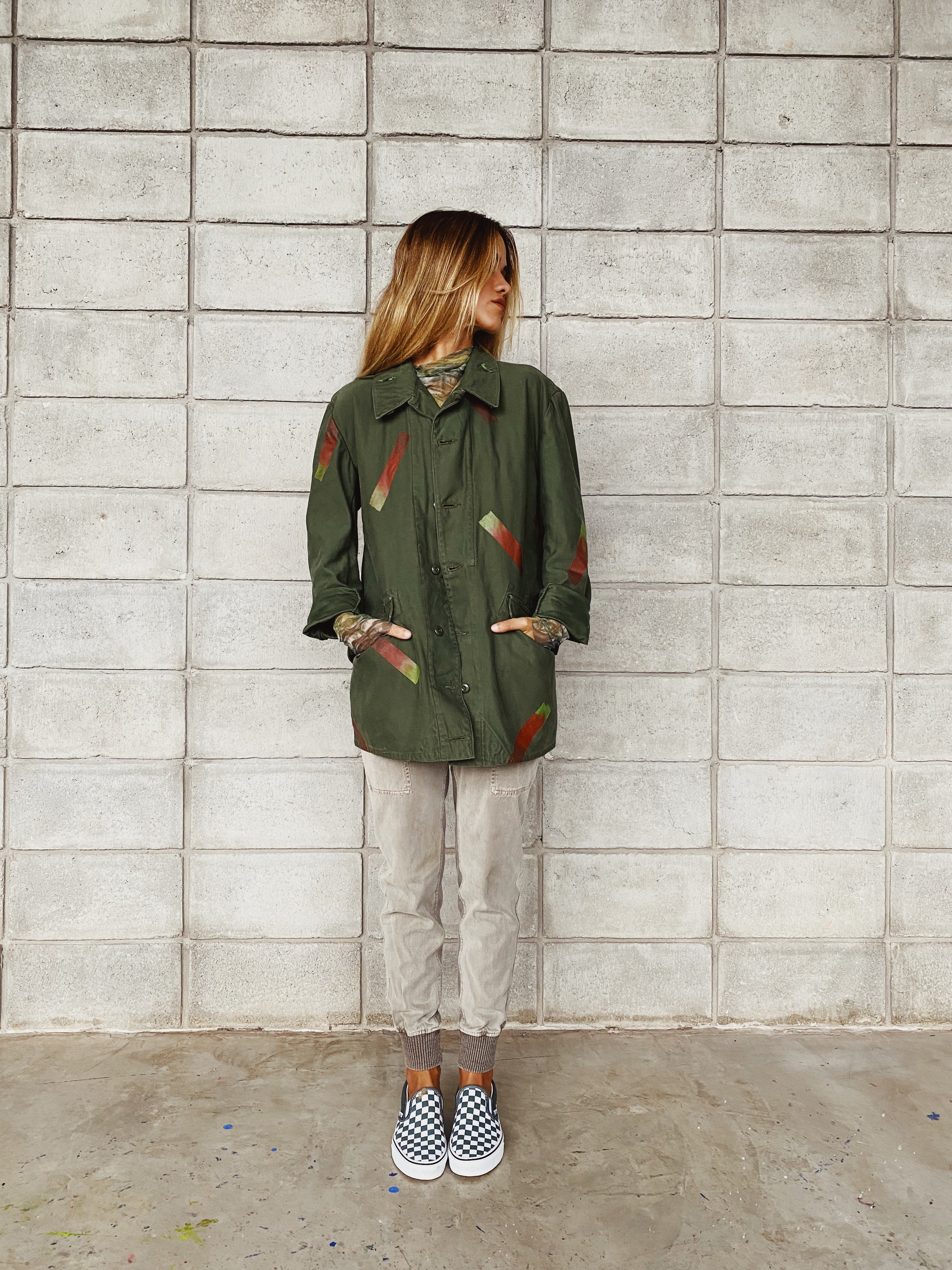 Swedish sales army anorak